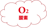 O2 酸素
